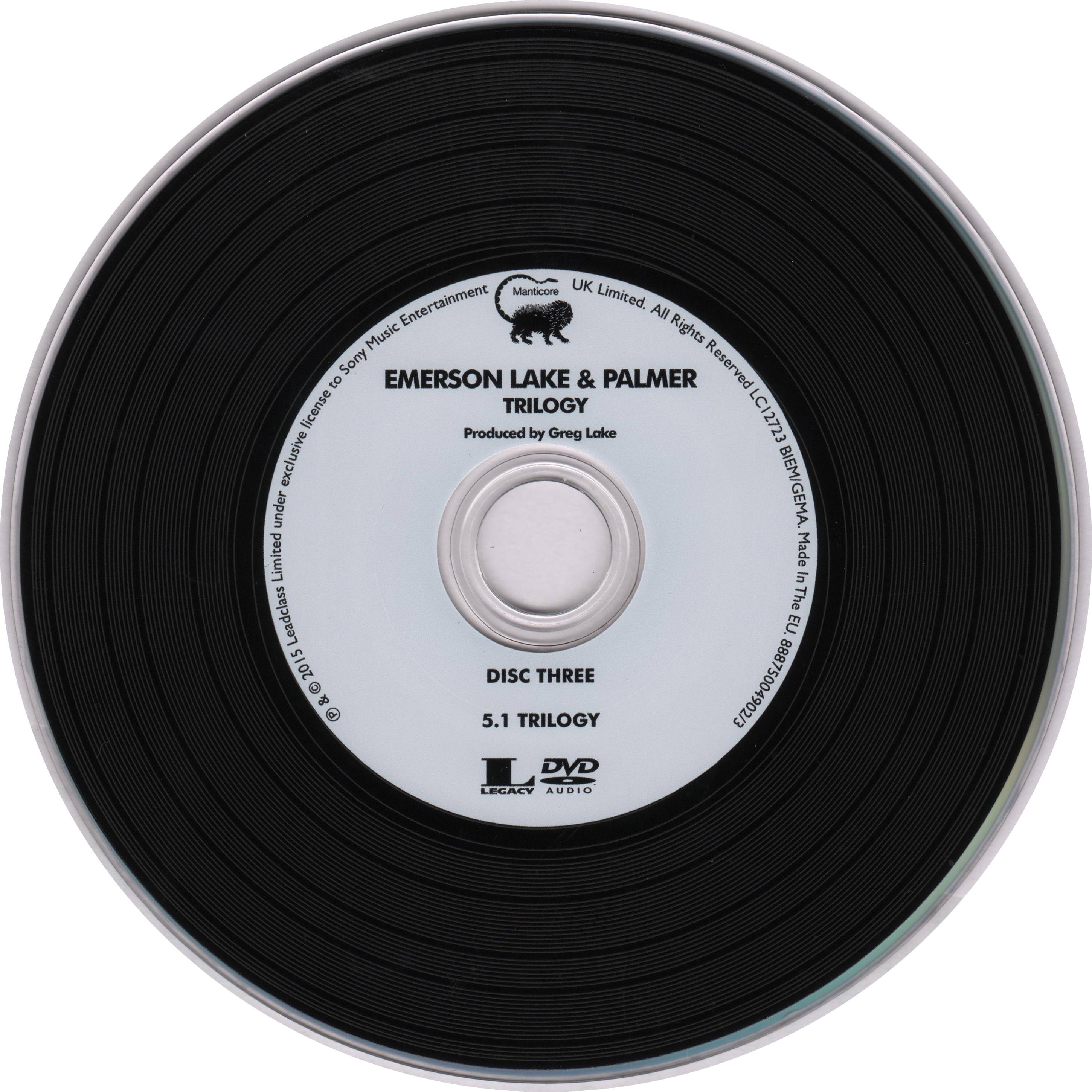 Emerson, Lake and Palmer Trilogy deluxe edition [dvd d]